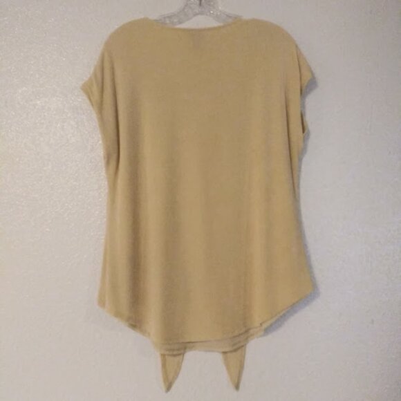 Chico's Travelers women's size 1 (Medium) yellow blouse - Picture 5 of 14